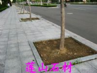 五莲红铺路石|五莲红树坑石|五莲红路沿石|五莲红石材