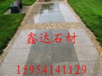 五莲鑫达芝麻灰石材，灰色的广场石材.